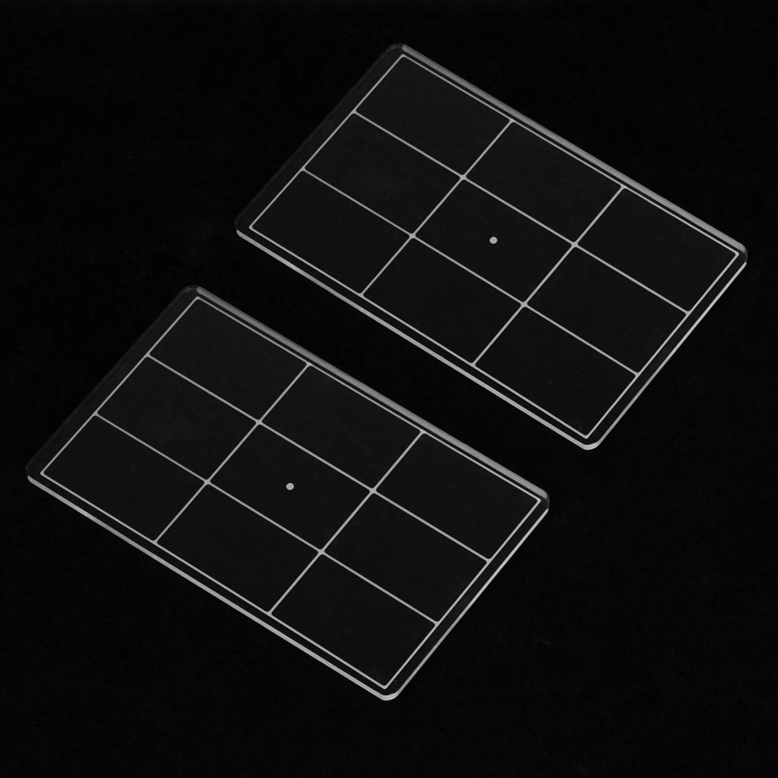Rule of Thirds Photography Composition Viewer Finder,2 Pack Portable Enhance Photography/Painting/Drawing View Finder,Credit Card Size 2 pack