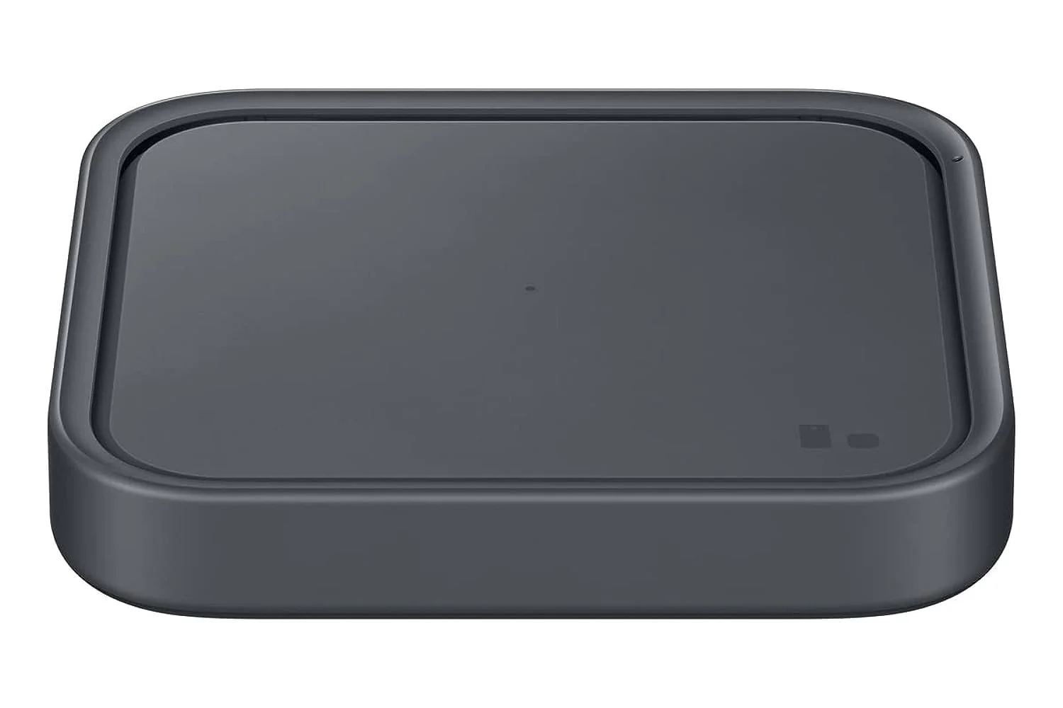 Samsung 15W Wireless Charger Single, Cordless Super Fast Charging Pad for Galaxy Phones and Devices, Compact Design, LED Indicator, USB C Cable Included, 2022, US Version, Grey Single Pad