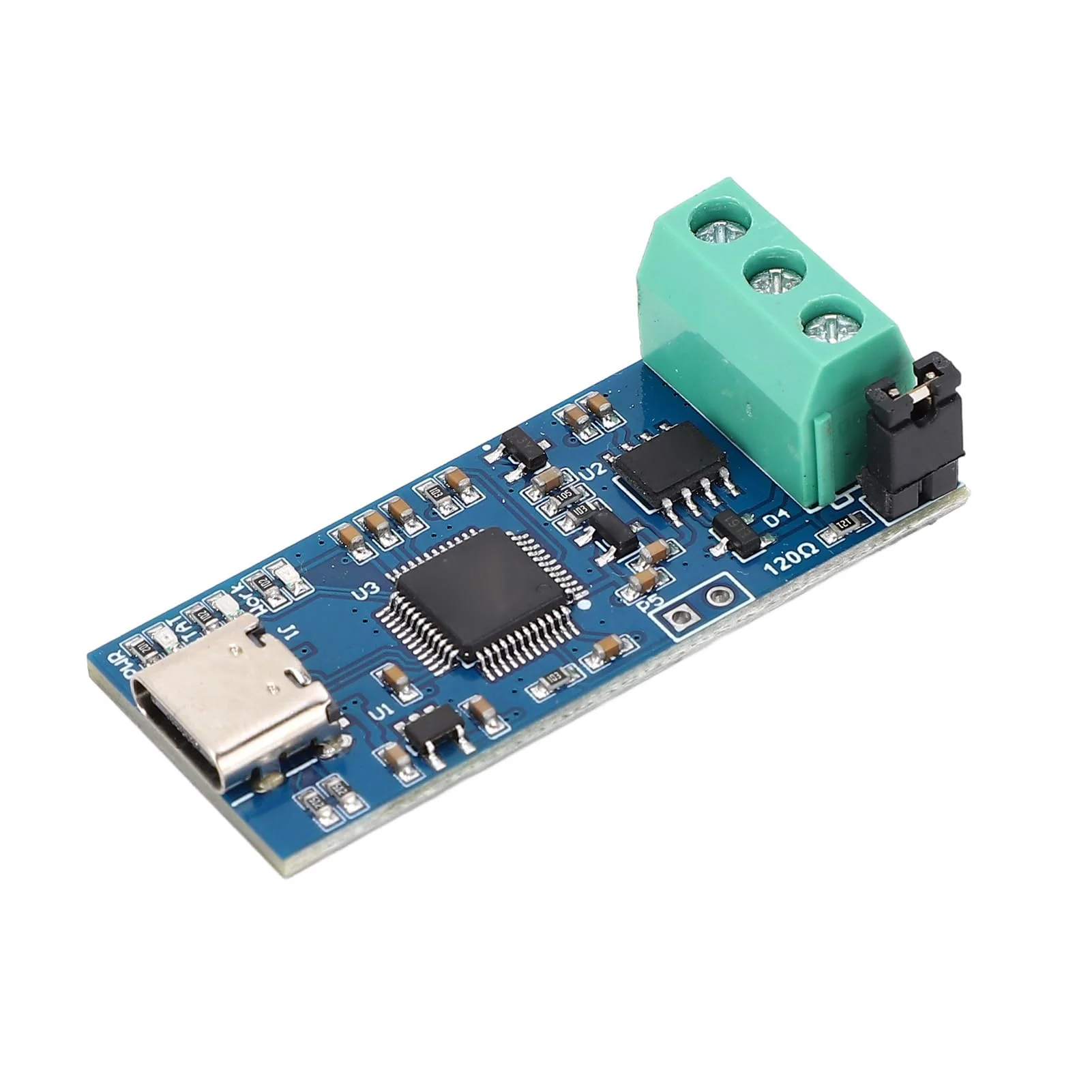 SEAFRONT USB to CAN Module Type C Power Supply Converter Adapter for CAN 2.0A CAN 2.0B CAN FD Protocol Bus Analyzer V2.0 LED Display High Performance