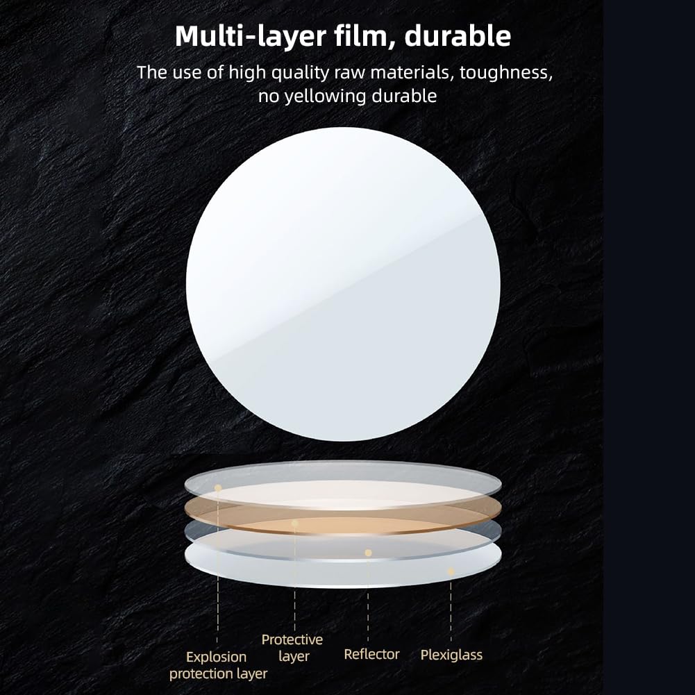 Selfie Mirror Compact Phone Mirror Universal Phone Clip for iPhone 15/14/13/12 Android Samsung Smartphone Selfie Vlog Accessories - Image 5