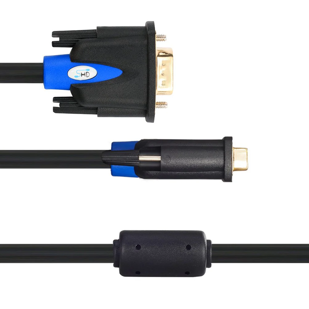 SHD VGA Cable, VGA to VGA HD15 Monitor Cable for PC Laptop TV Projector-15Feet 15Feet - Image 6