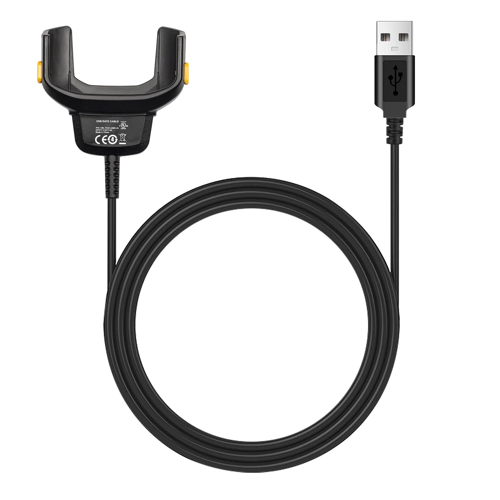 Sicimly TC51 TC56 Charger,for Zebra Scanner TC51 TC510 TC510K TC52 TC56 TC57,5.4V 3A Quick Charge with 6ft PDA Handheld Computer Scanner Cable (Replace CBL-TC51-USB1-01) and USB Data Transfer.