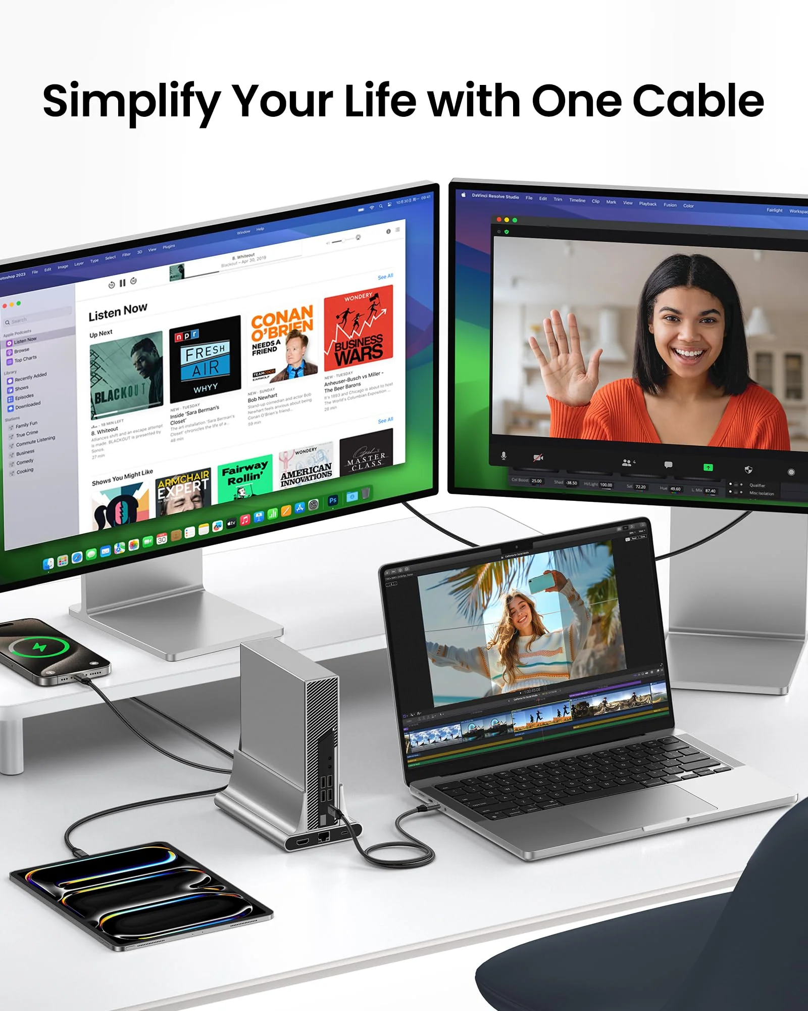 Silkland USB 4 Cable for Thunderbolt 4 Cable 4FT, 40Gbps Data Sync, 8K/6K@60Hz, 240W, [USB-IF Certified] USB C Thunderbolt Cable, Compatible for MacBook, SSD, Docking, iPhone 16, eGPU - Image 8