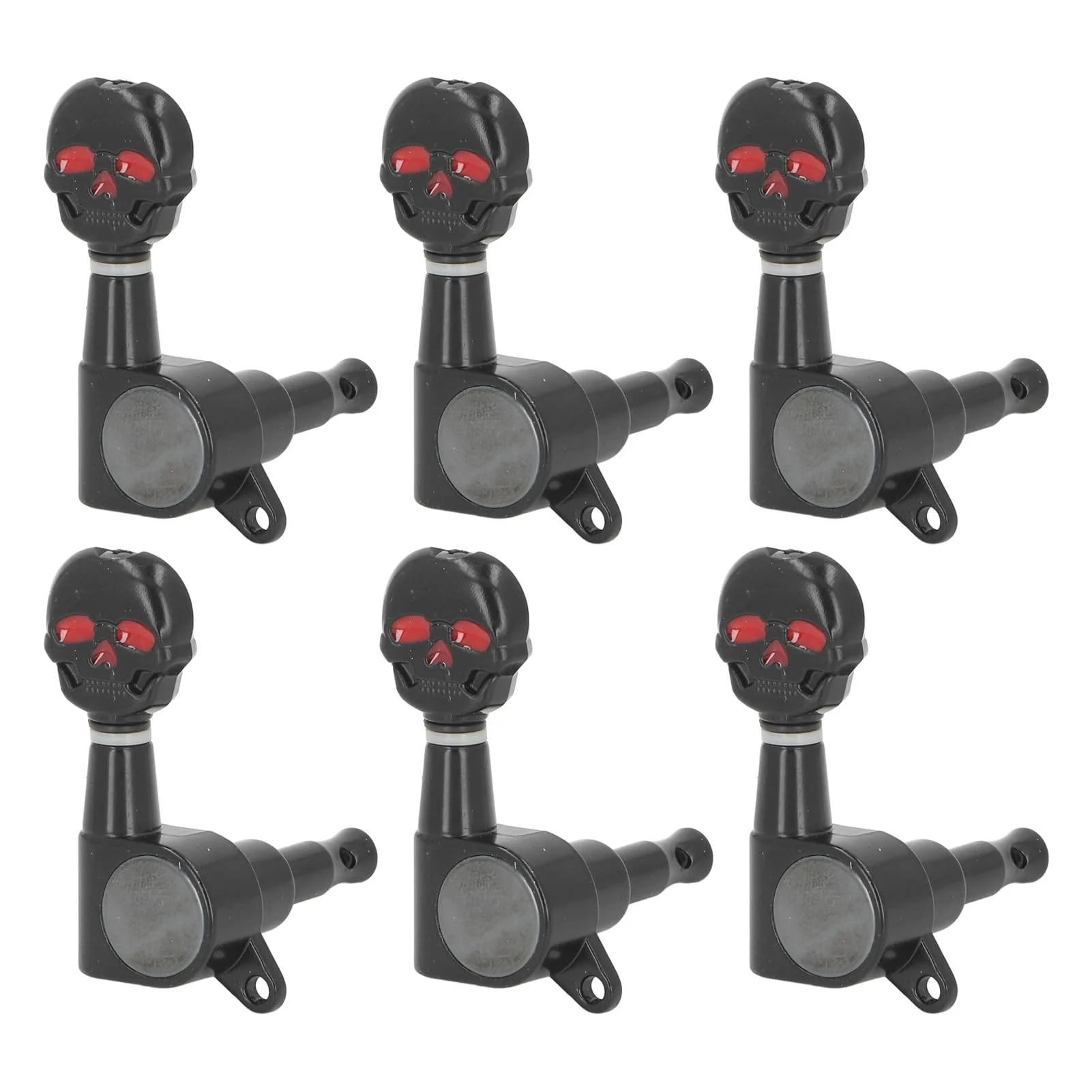 Skull Guitar Tuning Pegs, Metal Machine Heads Tuners, Electric Acoustic Guitar Tuners, Replacement Parts for Guitar Repair & Maintenance