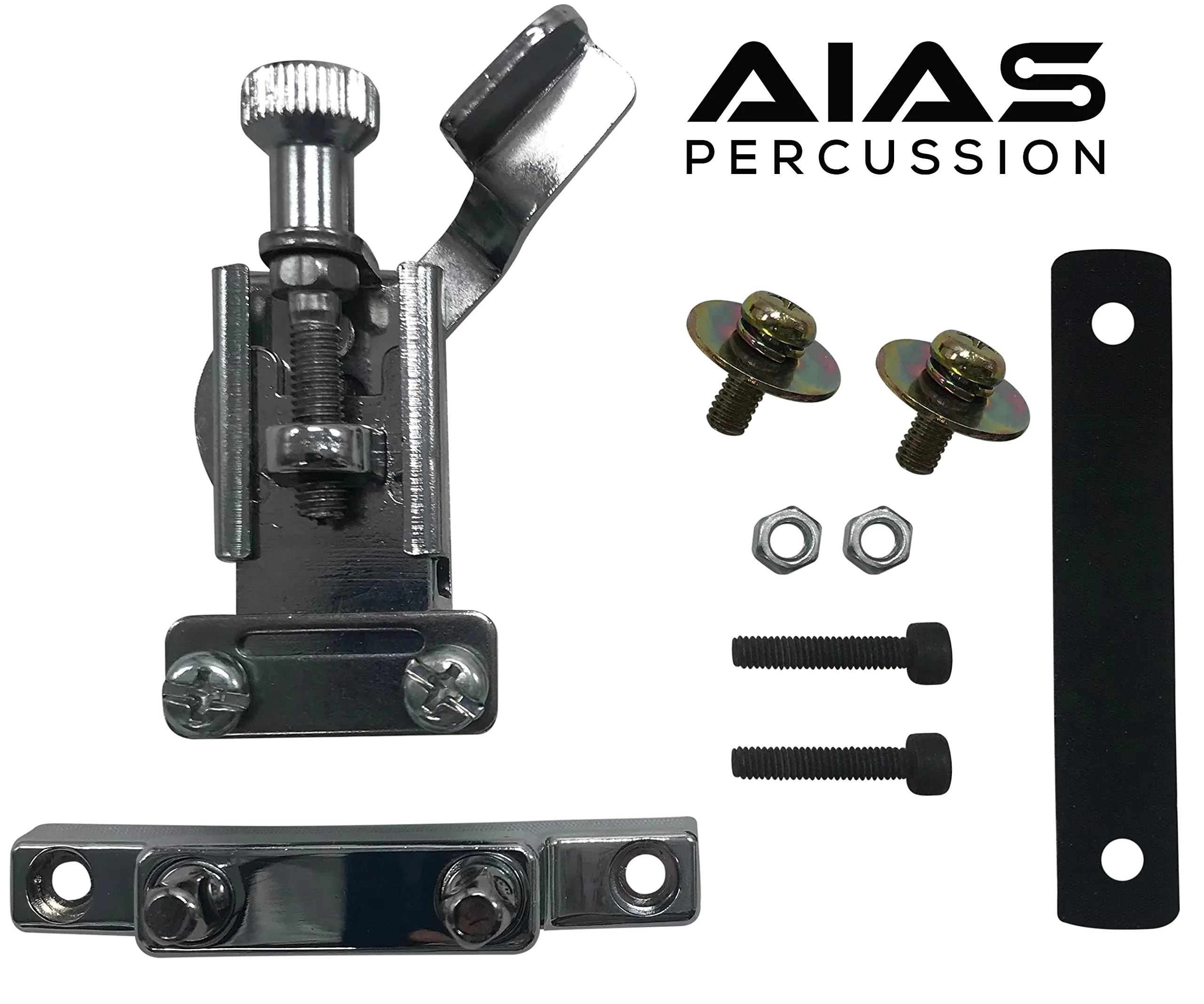 Snare Strainer and Butt Plate Set - AIAS Percussion (Chrome) Chrome - Image 2