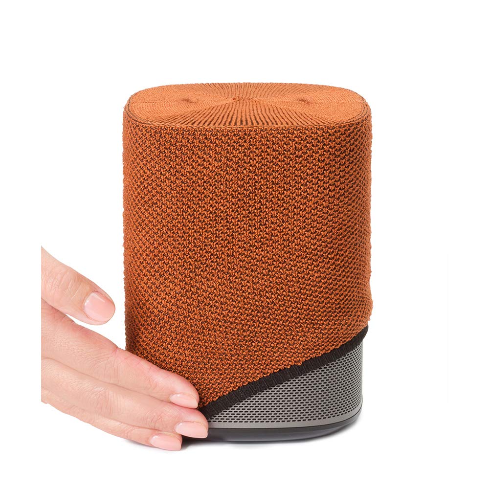 Speaker Cover for Sonos One (2nd Gen) - Copper | Luxurious Knitted Fabric | Acoustic Transparency | Custom Fit & Touch Control Compatible - Image 6