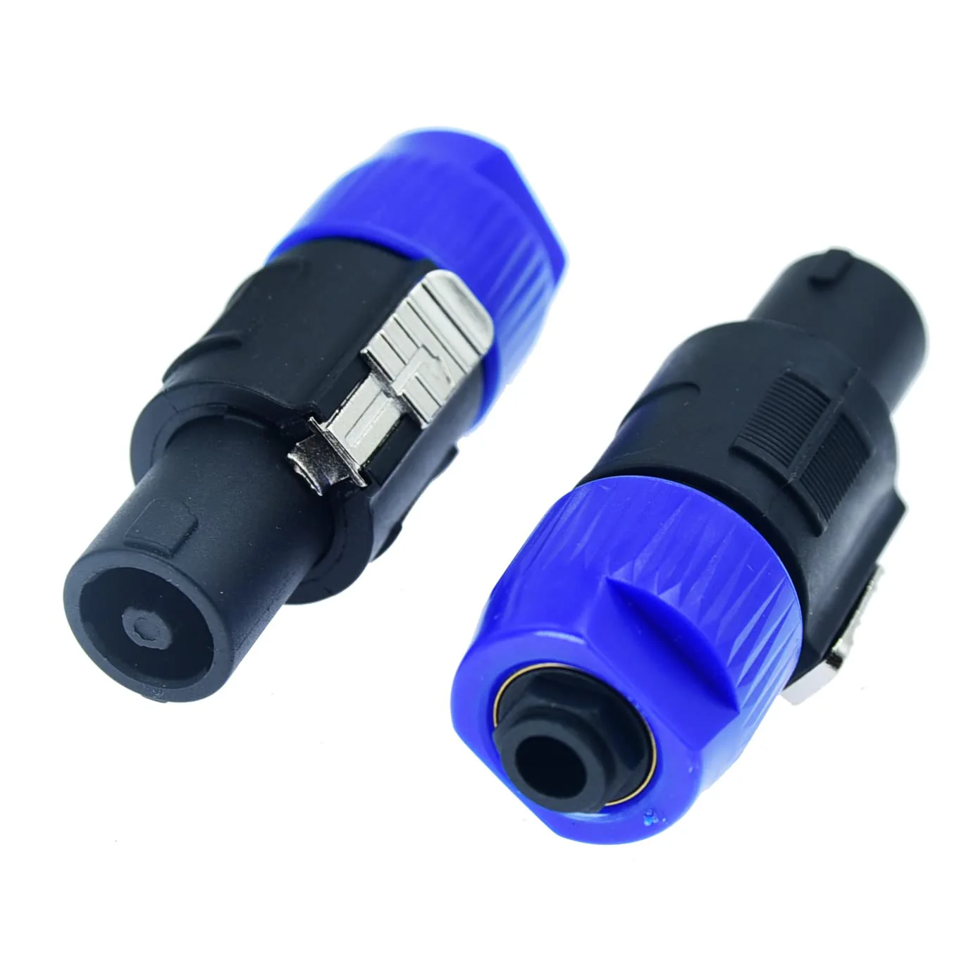 Speakon to 1/4 Adapter na4ljx Connector Upgraded 1/4" inch ts Jack Female to NL4FC Male Converter are for Converting Cable to NL4FC Plug for pa dj Speaker/Amplifier/Mixer (2pcs) 2pcs