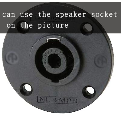 Speakon to 1/4 Adapter na4ljx Connector Upgraded 1/4" inch ts Jack Female to NL4FC Male Converter are for Converting Cable to NL4FC Plug for pa dj Speaker/Amplifier/Mixer (2pcs) 2pcs - Image 6