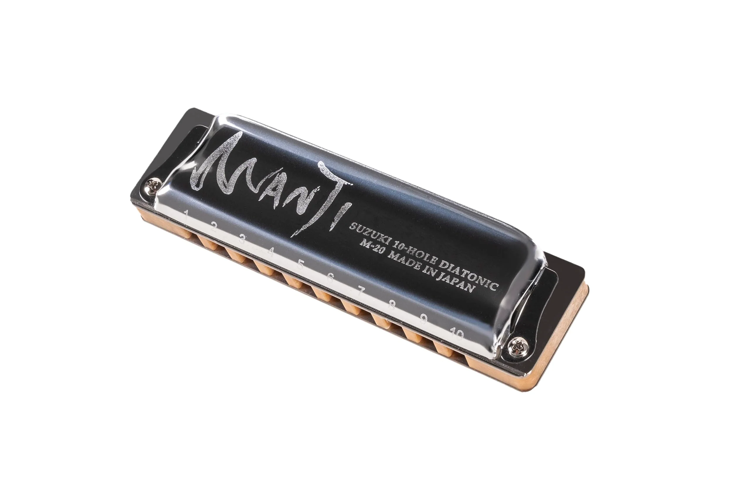 Suzuki M-20NM-G Manji Natural Minor Harmonica, Key of G
