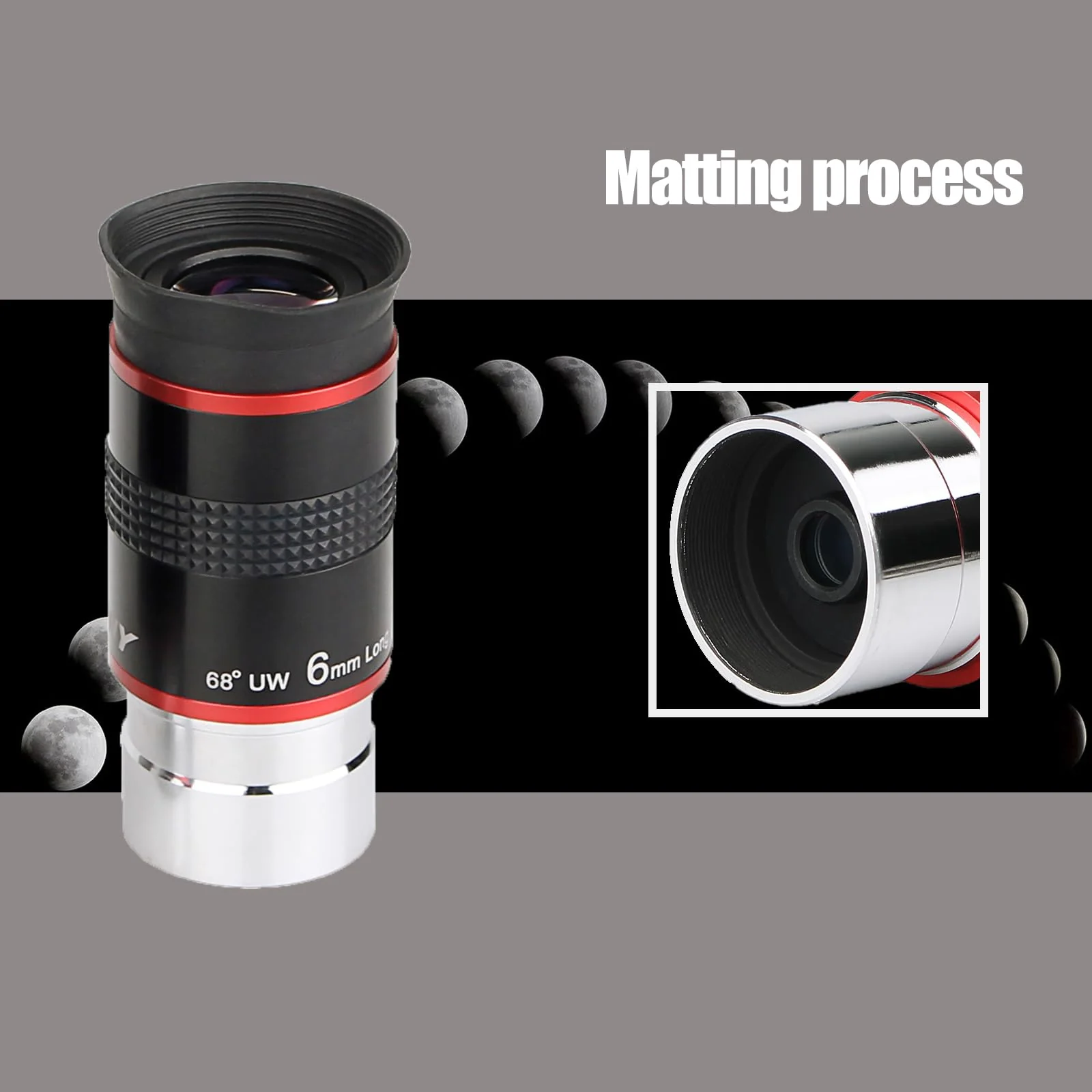 SVBONY Telescope Eyepiece, 68 Degree Ultra Wide Angle Eyepiece 6mm, High Definition Fully Coated Telescope Accessories for Planetary Observation - Image 5