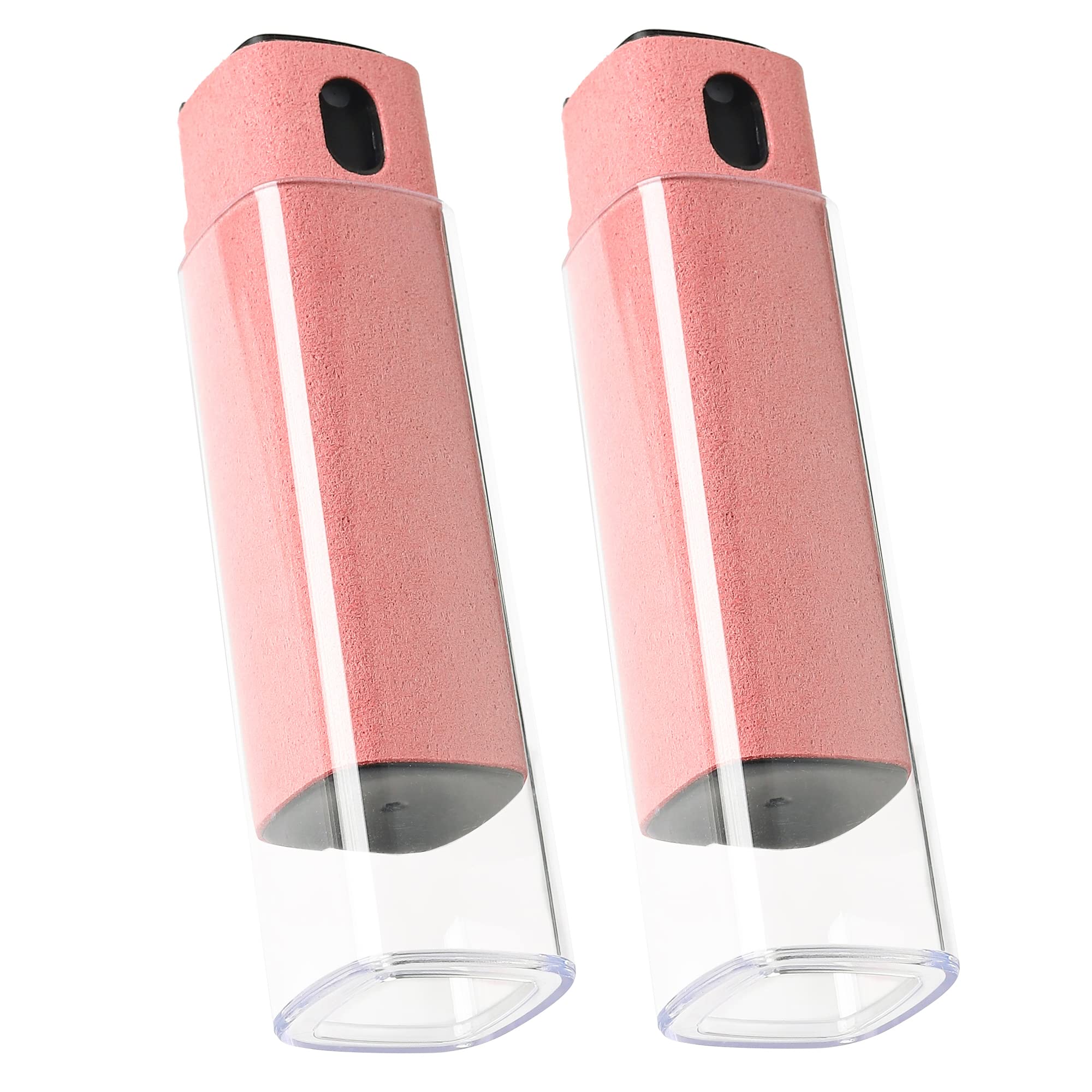 Touchscreen Screen Cleaner Kit 2 Pcs, Phone, Tablet and Car Screen Cleaner, Two in One Spray and Microfiber Cloth(2 Pack Pink) 2 Pcs Pink
