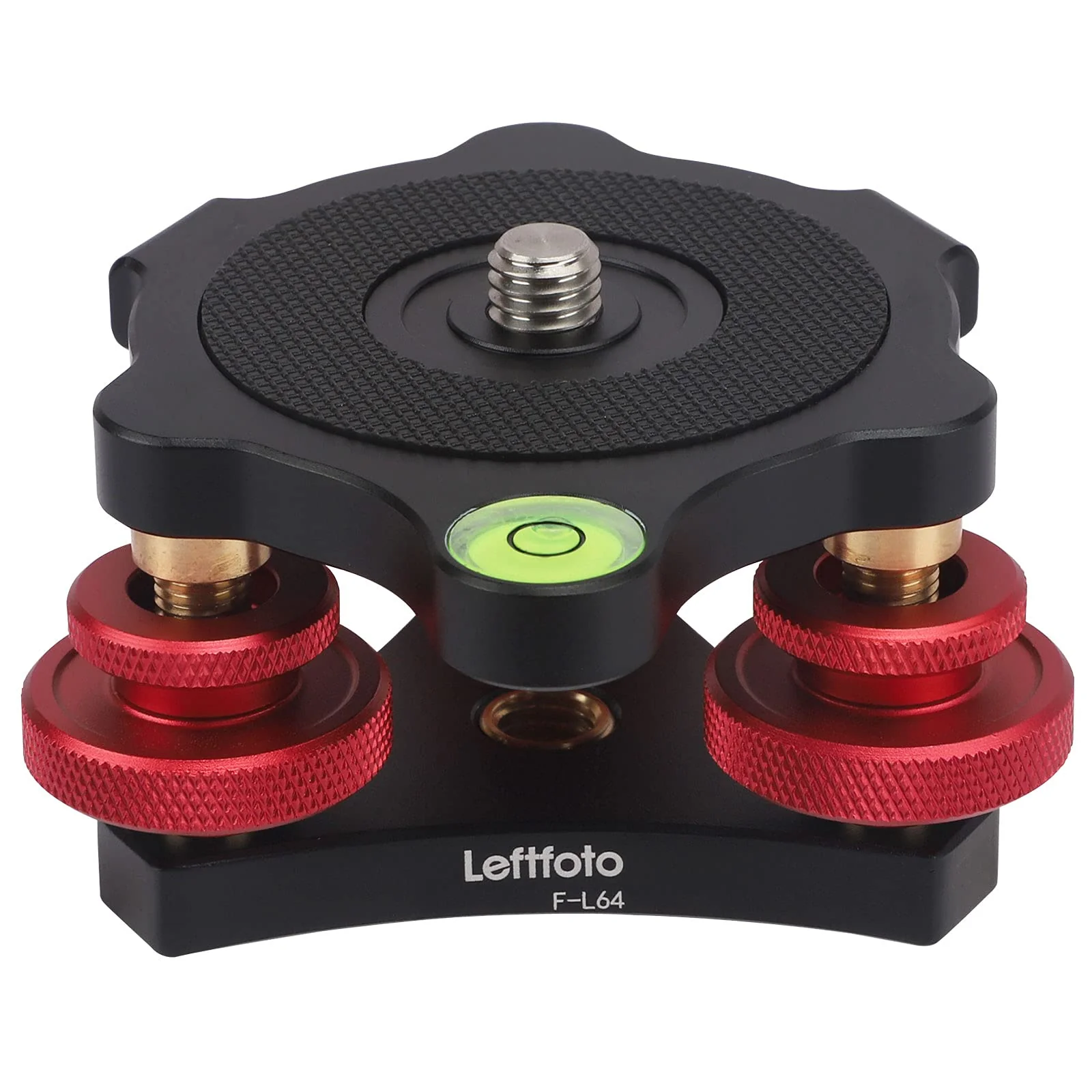 Tripod Leveler Stand with +/-5 Degree Precision Adjustment Bracket for Panoramic Head Ball Head Video Head and Tripod