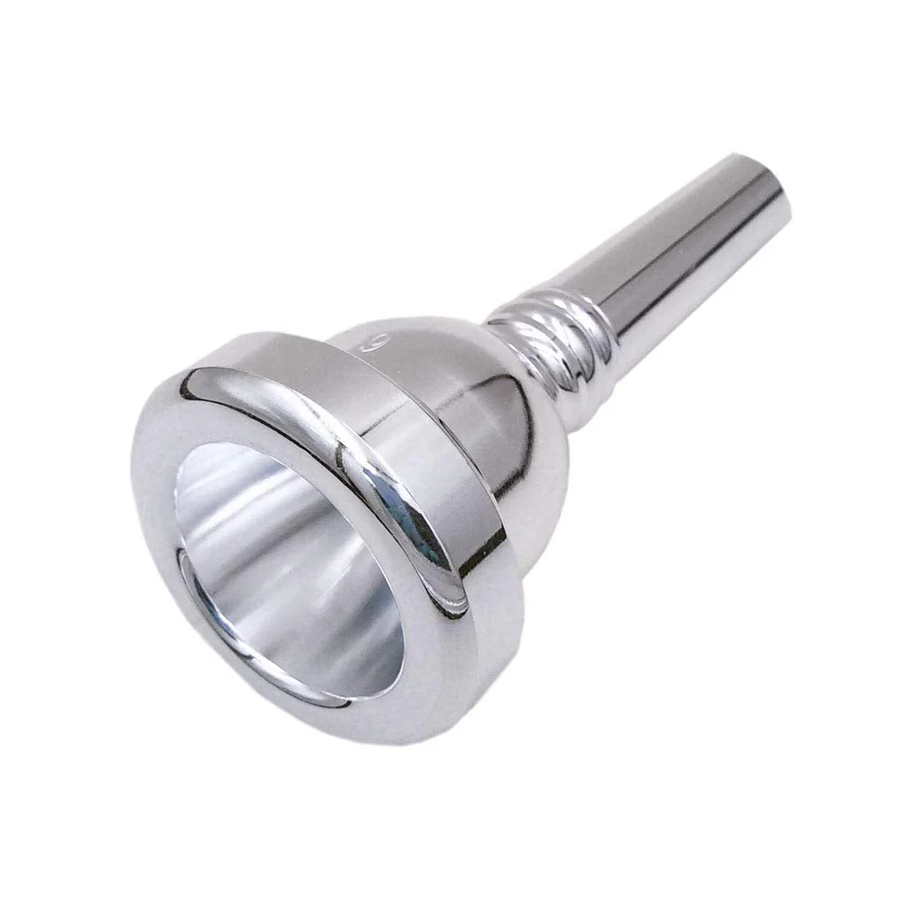 Trombone Mouthpiece,Baritone and Euphonium Mouthpiece,Silver Plated (6 1/2AL-Silver) 6 1/2AL-Silver