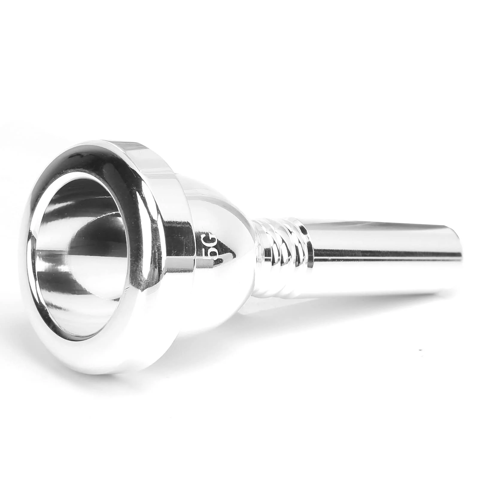 Trombone Mouthpiece, Brass Tenor Large Shank Trombone Mouthpiece Professonal Silver Plated Mouthpiece, 12.7mm 5G Trombone Accessory Replacement, TR‑03 (Silver) - Image 9