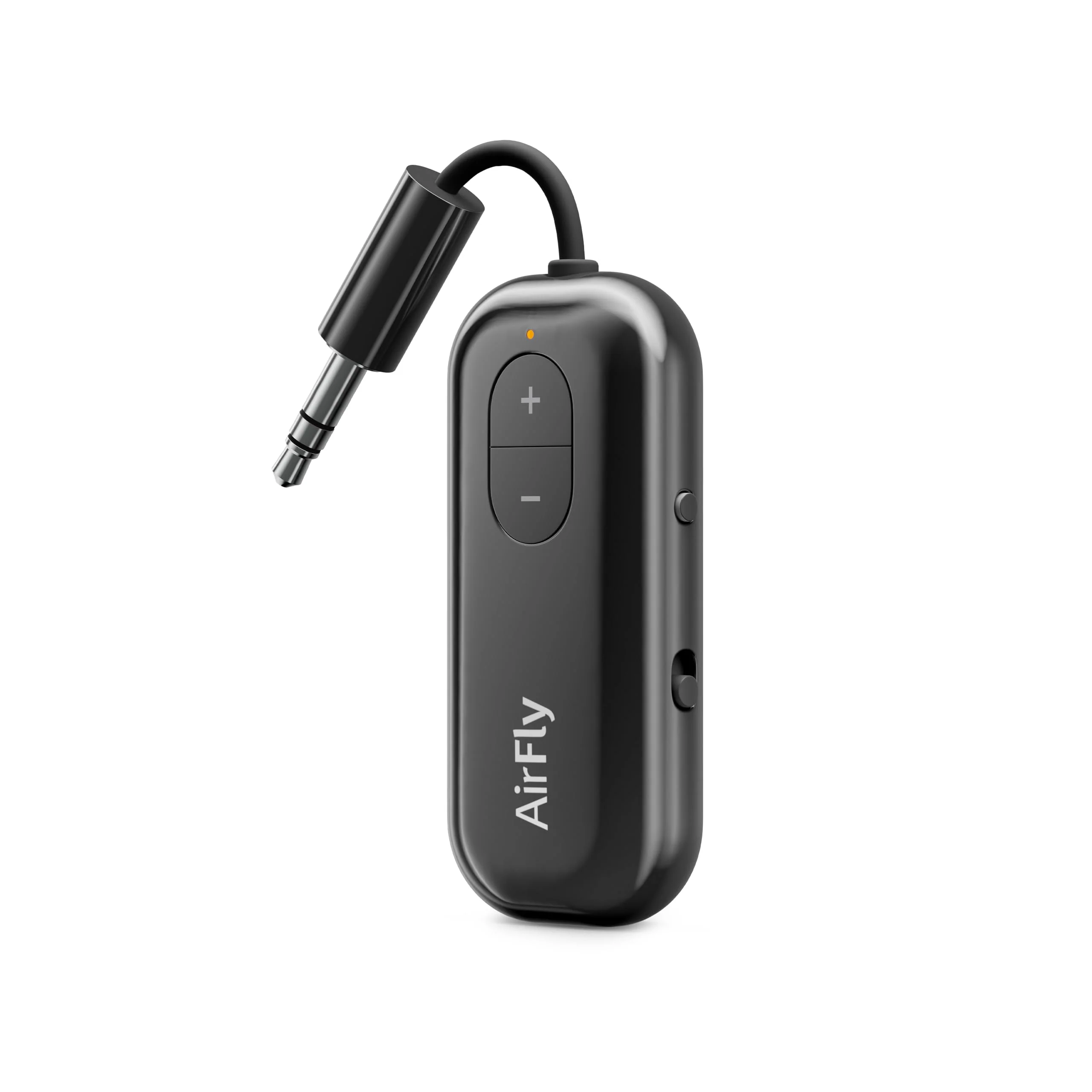Twelve South AirFly SE, Bluetooth Wireless Audio Transmitter for AirPods/Wireless or Noise-Cancelling Headphones; Use with Any 3.5 mm Audio Jack on Airplanes, Gym Equipment or iPad/Tablets (Black) Black