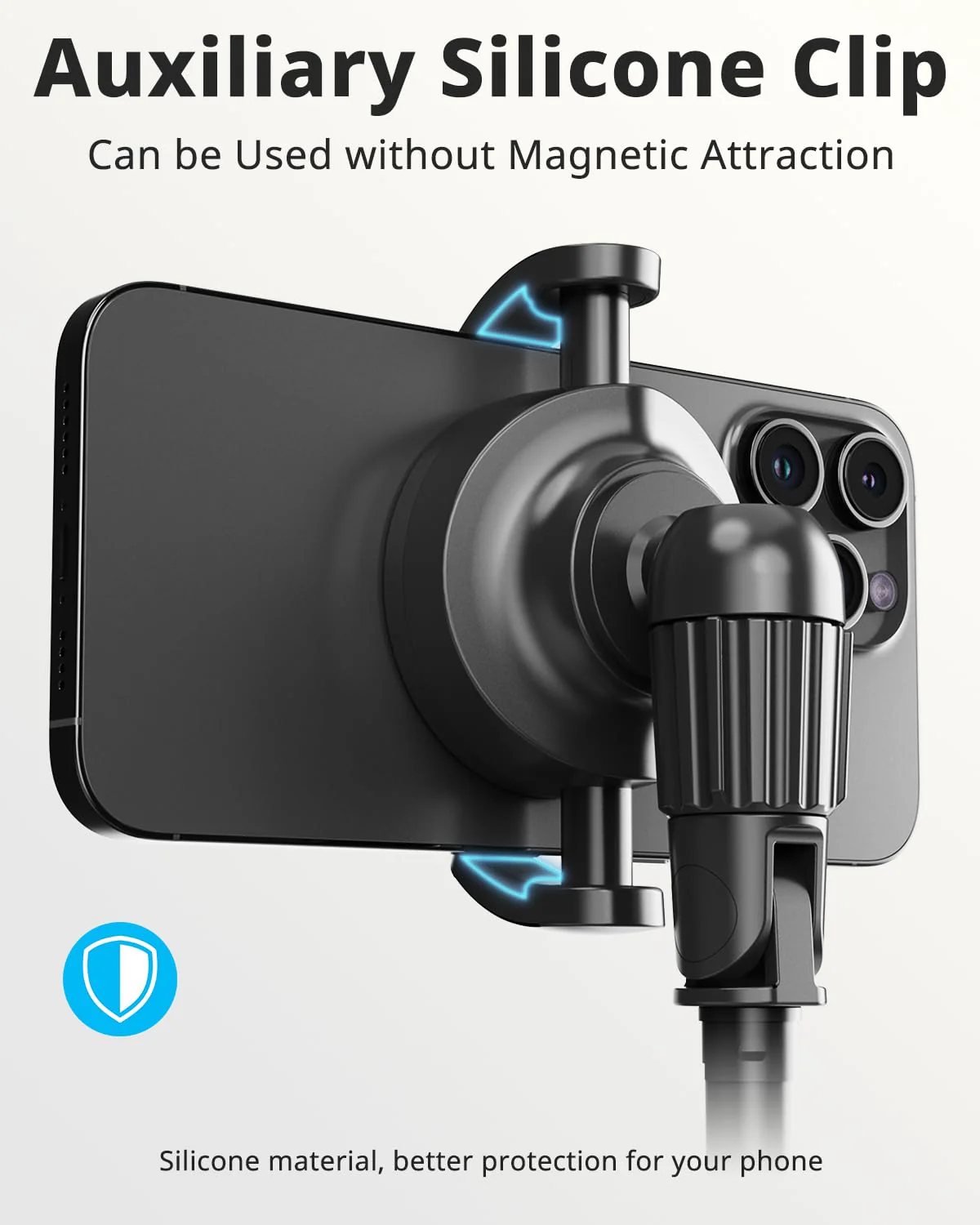 UBeesize 72'' Magnetic Tripod for iPhone with Remote, Extendable Cell Phone Tripod Stand, Compatible with MagSafe, Selfie Stick Tripod for iPhone 15 14 13 12 11 Series and Android Phones 72-in - Image 5