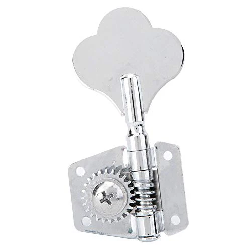 VBESTLIFE Electric Bass Machine Heads, Open Tuner Knobs String Tuning Key Pegs Tuners for Electric Bass for Left Row