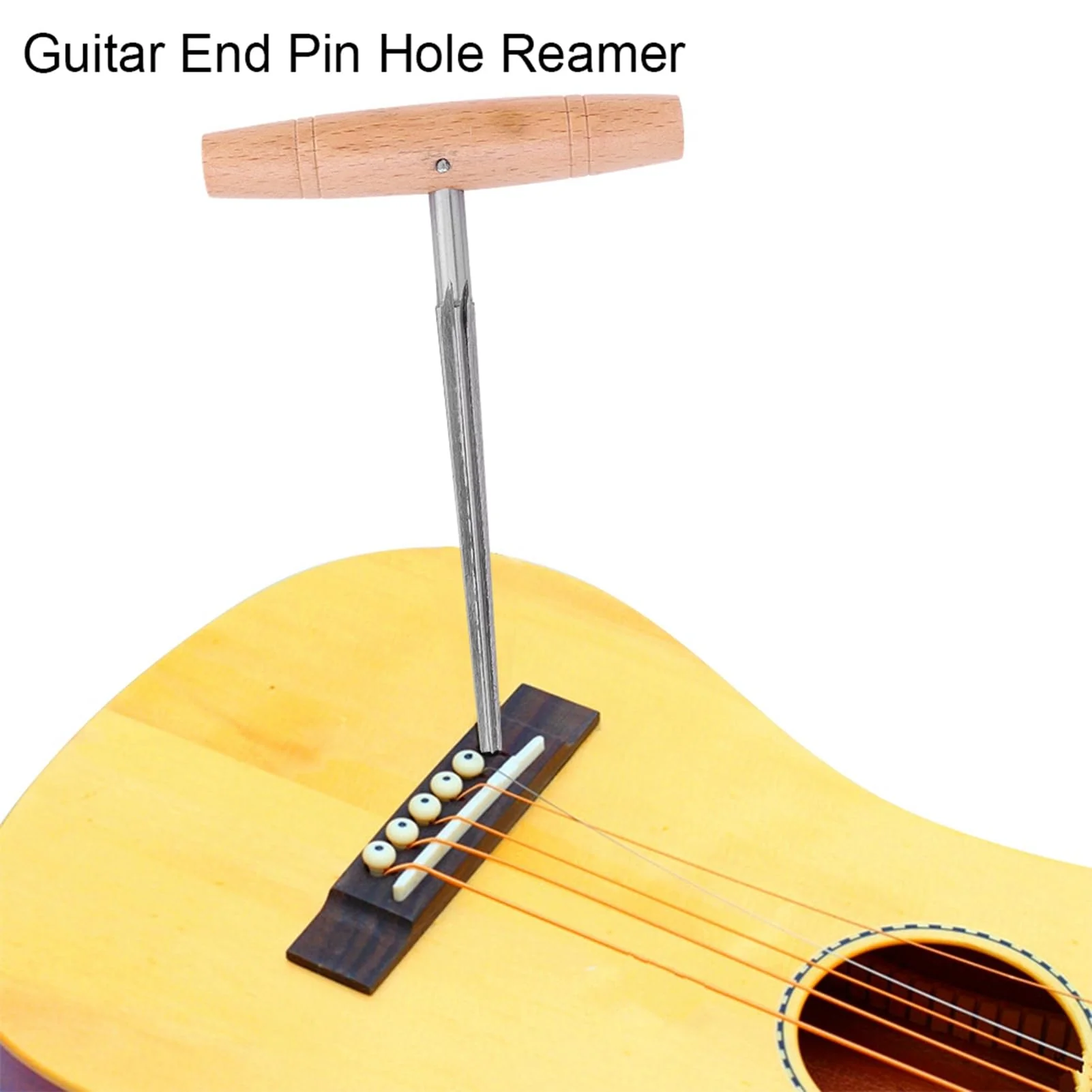 Violin Peg Hole Reamer, Guitar Peg Hole Reamer, Peg Hole Reamer for Acoustic Guitar Double Bass Ukulele String Shaft Reamer - Image 5