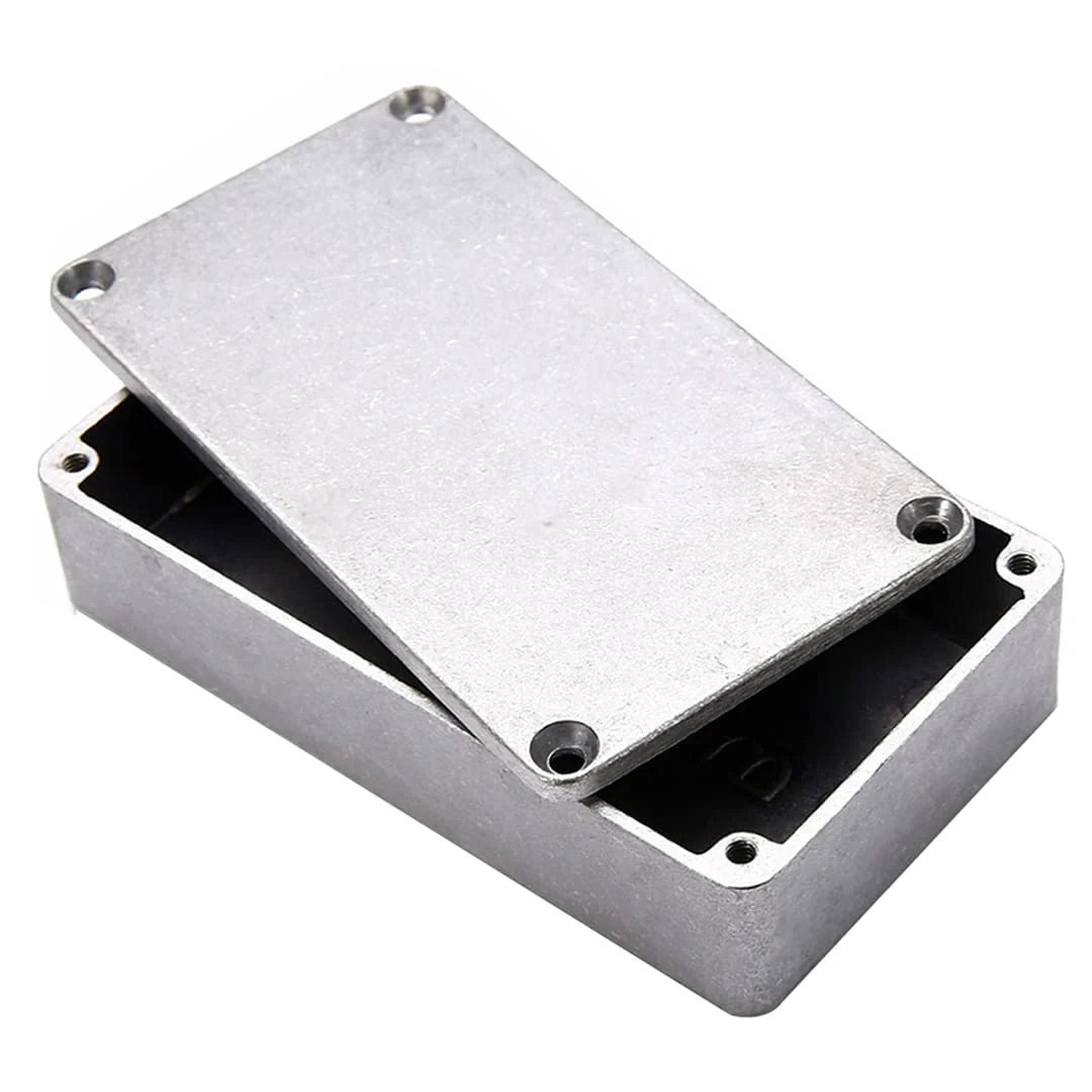Vogueing Tool Die-Cast Aluminum Waterproof Case for Electronic Projects and Outdoor Supplies (1 PC-1590B+ 122 x 66 x 39.5mm) 1590B+ 122 x 66 x 39.5mm