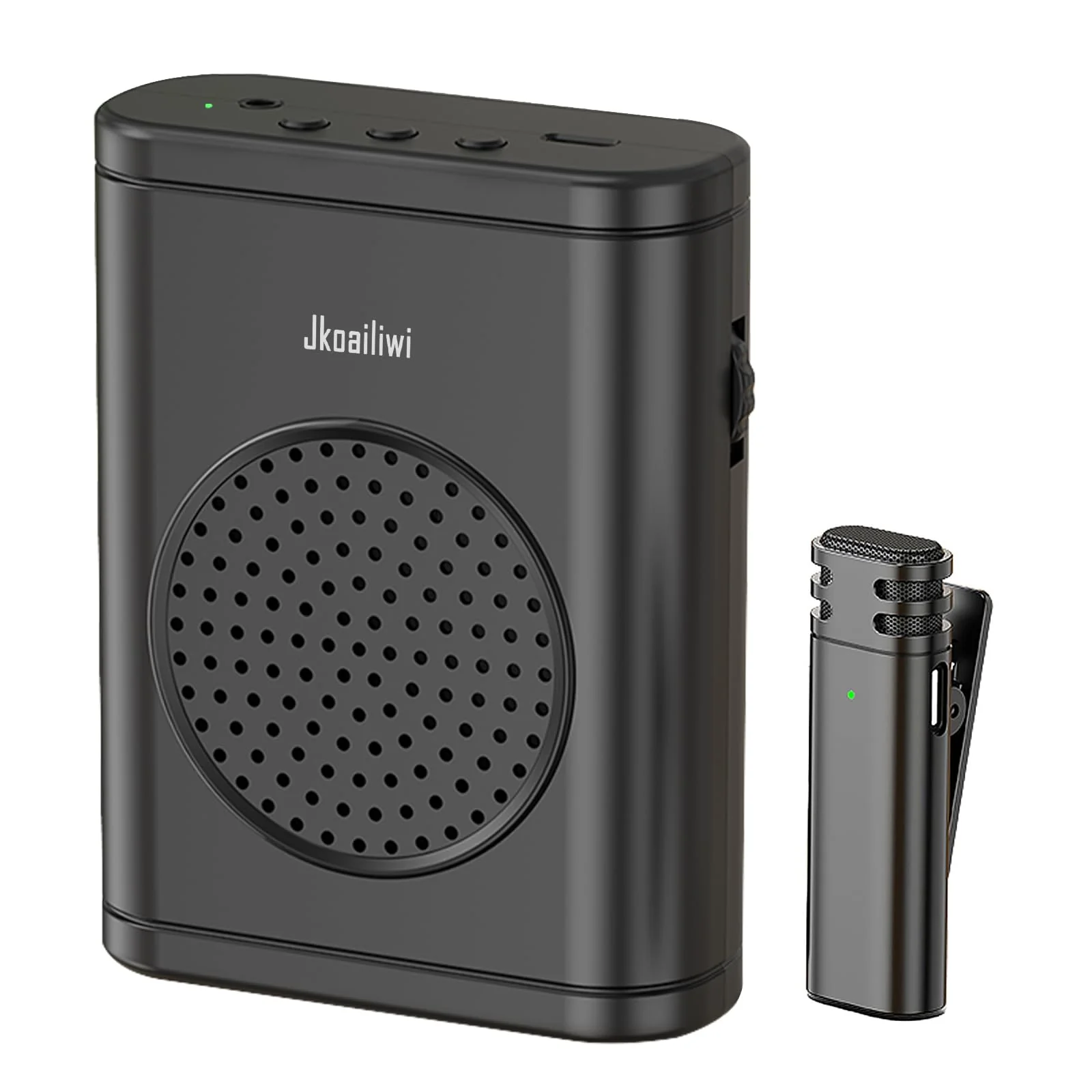 Voice Amplifier for Teachers with Clip-On Wireless Lapel Mic, [Bluetooth 5.3] Teacher Microphone for Classroom, Portable Mini Megaphone Speaker PA System for Elderly/Public Events/Tours