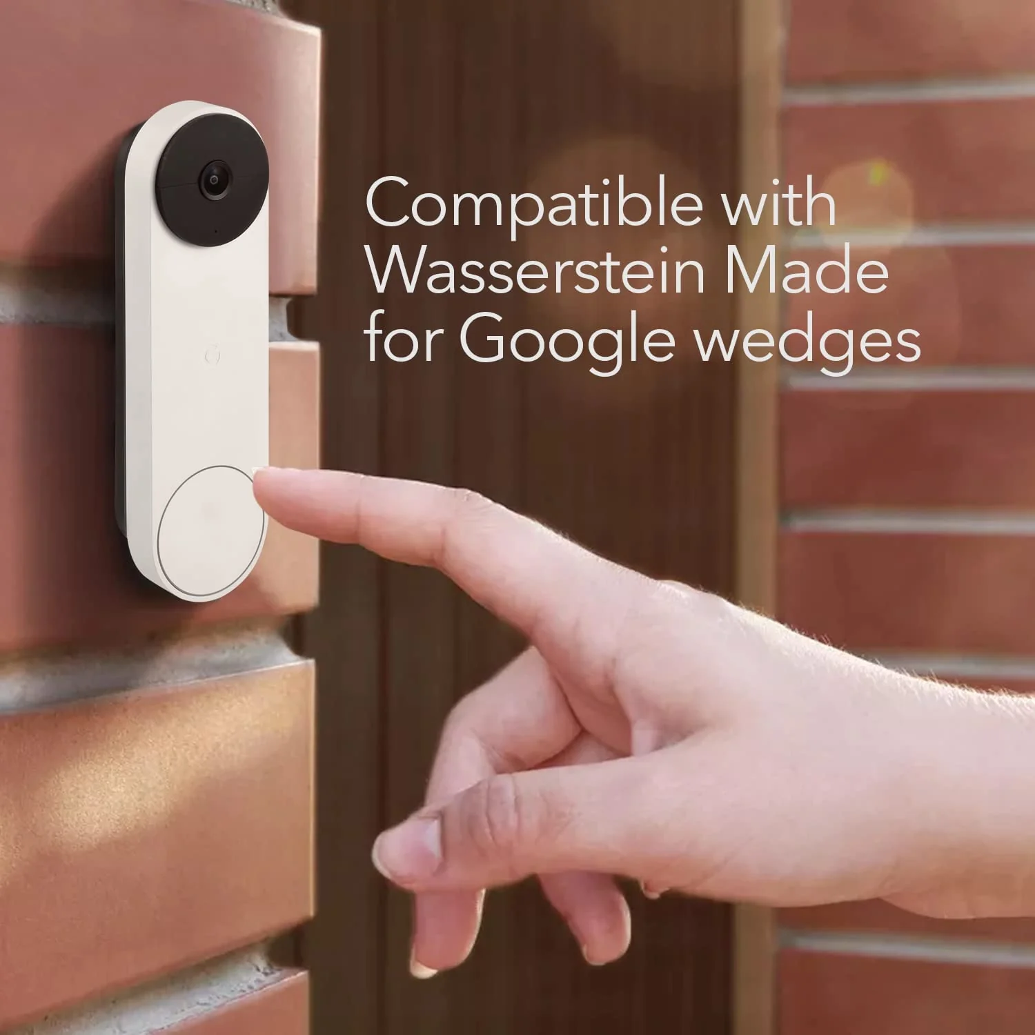 Wasserstein No-Drill Mount Compatible with Google Nest Doorbell (Battery) - Avoid Drilling and Protect Your Walls - Image 6
