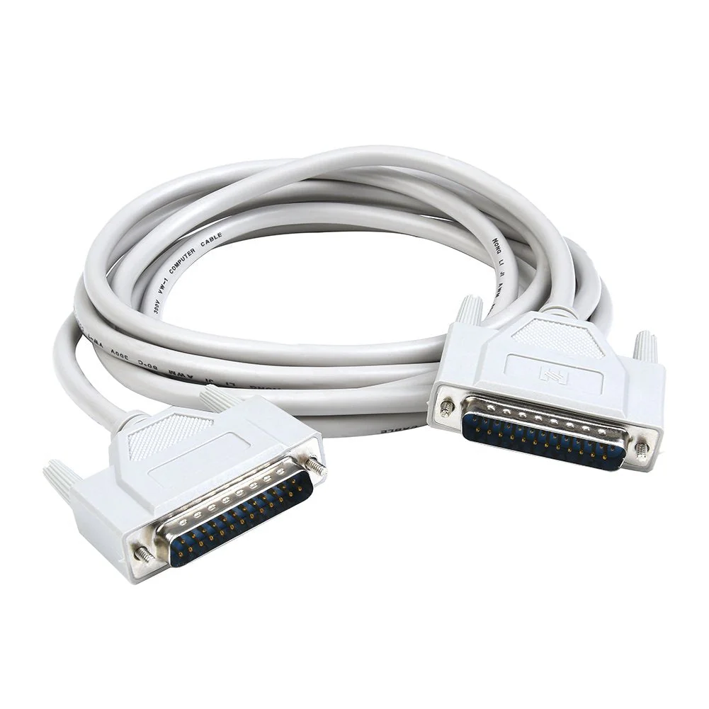 WESAPPINC 14.80 Feet DB25 25 Pin Male to Male Serial Parallel Printer Extension Cable 4.5M (4.60 Feet(1.4M)) 4.60 Feet(1.4M)