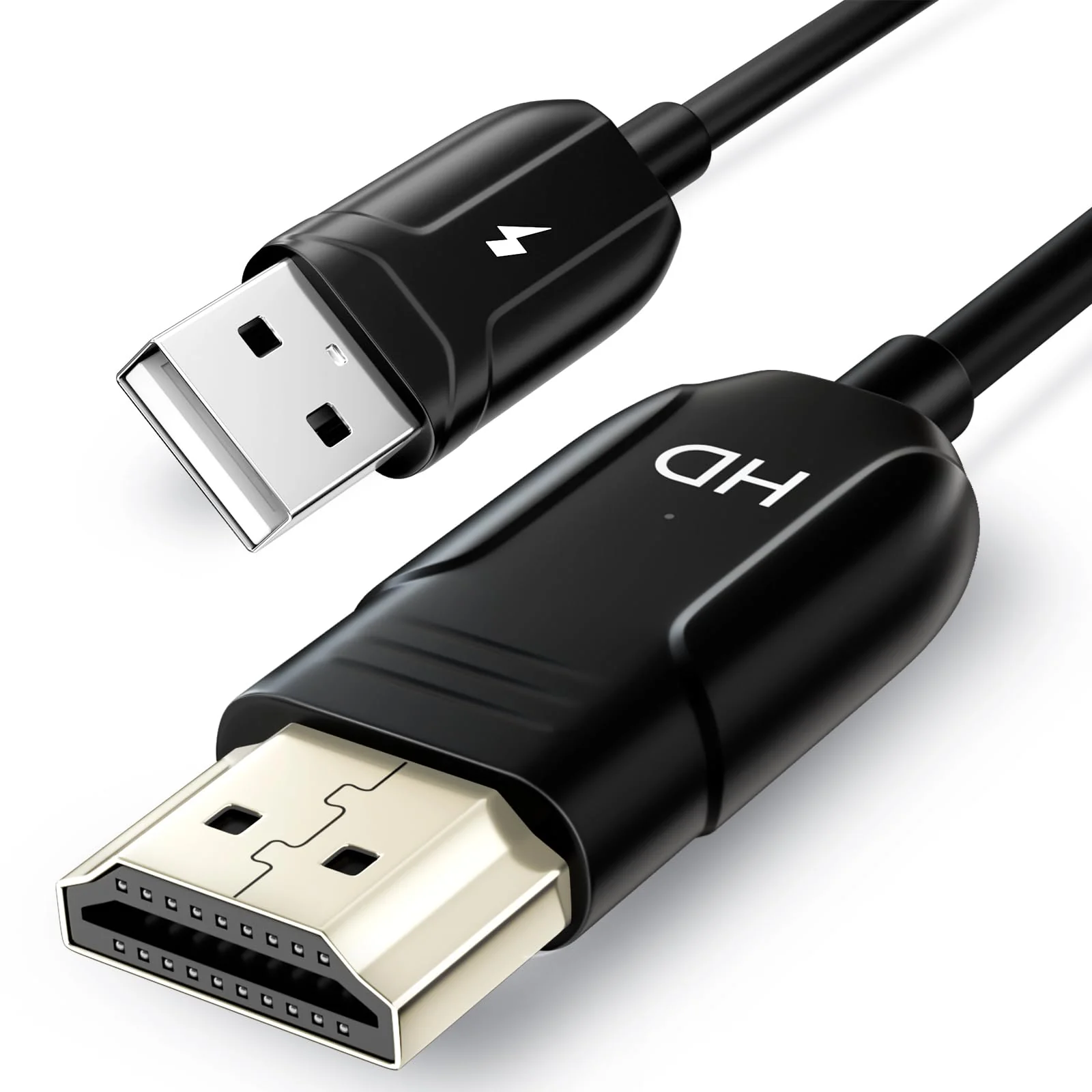 Wireless HDMI Display Adapter for iPhone, Wireless Mirroring Cable for iPhone,iPad,MacBook,Android,Windows to TV/Monitor/Projector,Streaming Video/Audio/Files,Supported Airplay & Miracast