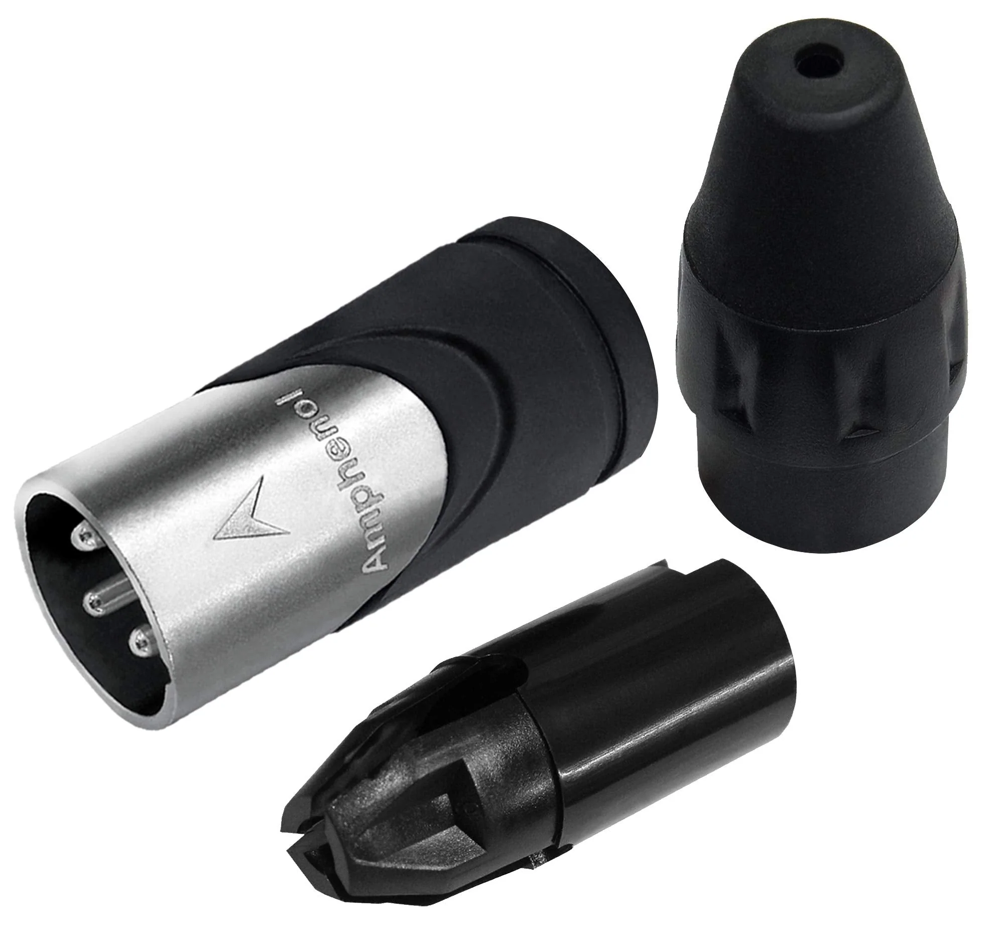WORLDS BEST CABLES 3 Units - 15 Foot - Gotham GAC-4/1 (Black) - Star Quad, Dual Shielded Balanced Male to Female Microphone Cables with Amphenol AX3M & AX3F Silver XLR Connectors - Custom Made - Image 8