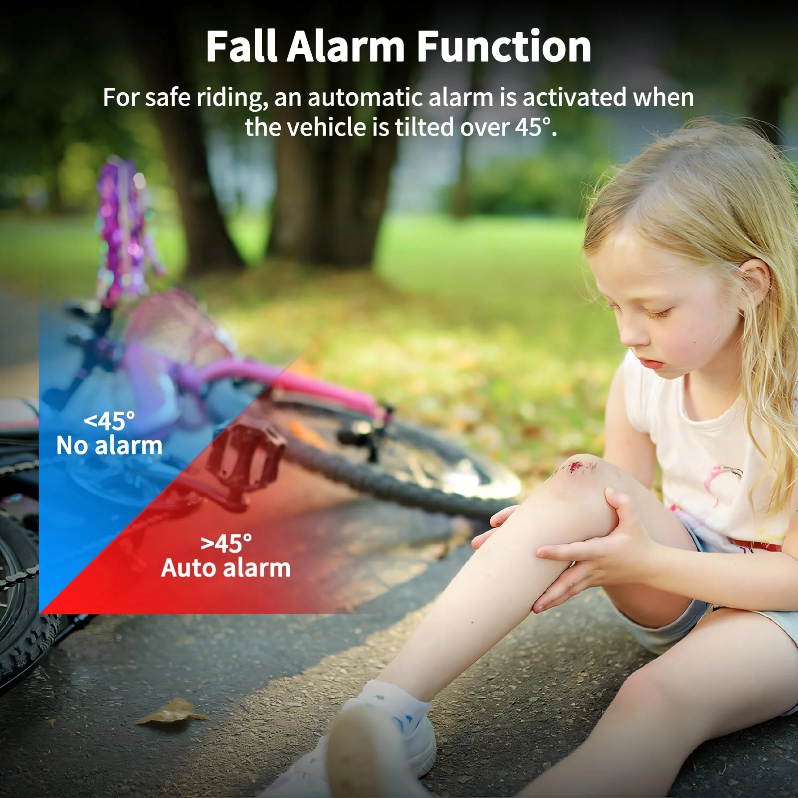WSDCAM Wireless Bike Alarm with Remote, Rechargeable Bicycle Alarm System Anti Theft, IP65 Waterproof, 113dB Loud Bike Alarms for E-bikes, Motorcycles, Scooter, Outdoor Riding and Cycling Safety - Image 6